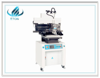 Tipo semi auto impresora de la plantilla del PWB, exactitud de la repetibilidad de la impresora 20m m de la pantalla de la goma de la soldadura